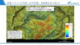 県道40号珠洲里線八太郎峠西側の変動ベクトル解析_P06