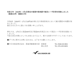 航空レーザ計測（国道359号・国道471号）速報データ_P02