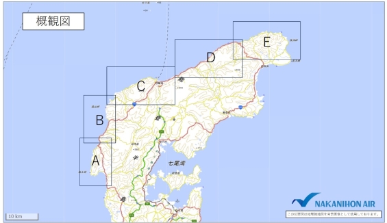 能登半島 概観図(1月14日撮影)